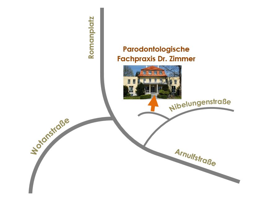 Anfahrt Anfahrt Parodontologische Fachpraxis Dr. Zimmer